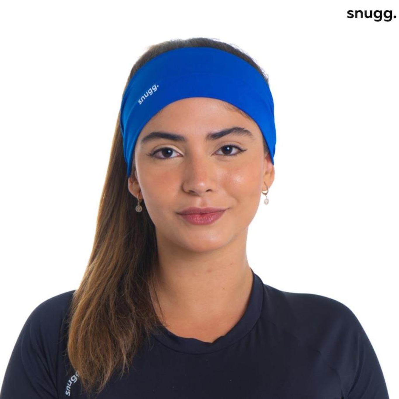 Faixa de Cabelo Snugg Wear Headband Elástica Proteção Uv50+ - Adulto - Foto 1