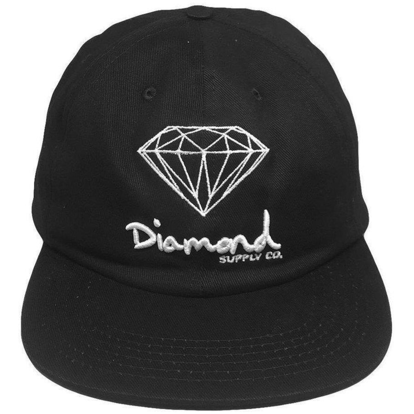 Boné Diamond OG Sign Unstructured Aba Reta Snapback - Foto 2