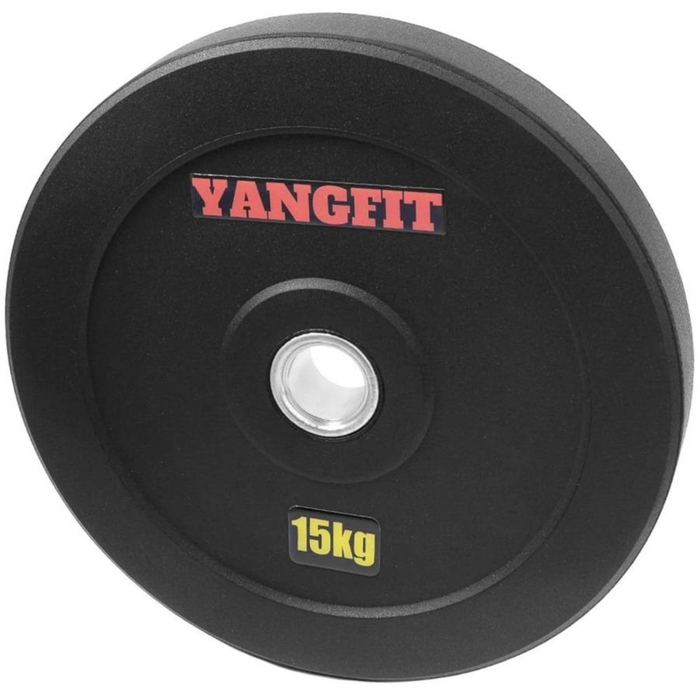 Anilha Olímpica Yangfit Bumper Borracha 15kg - Foto 1