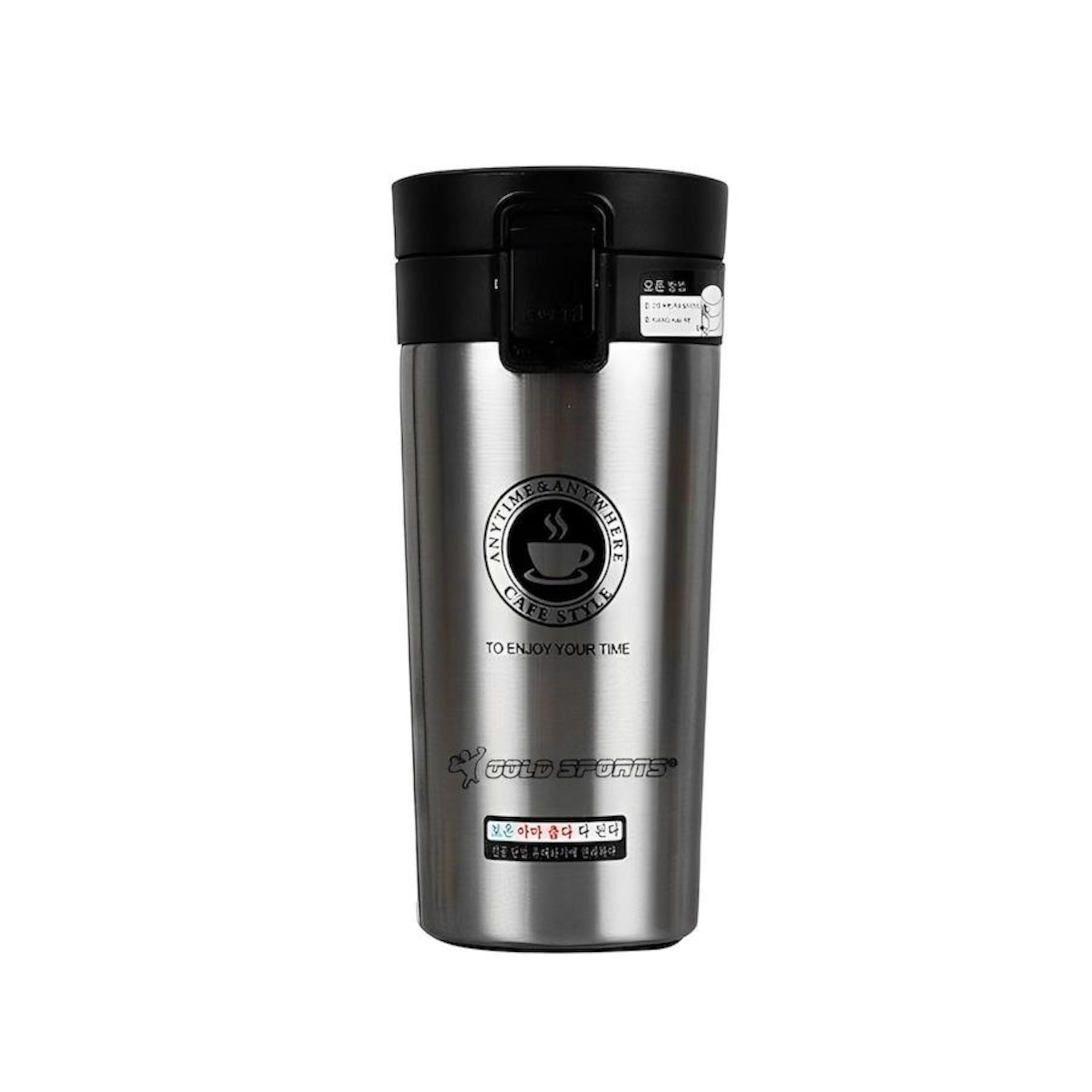 Copo Térmico com Tampa Gold Sports Thermique Plus Aço Inoxidável 304 - 500ml - Foto 1