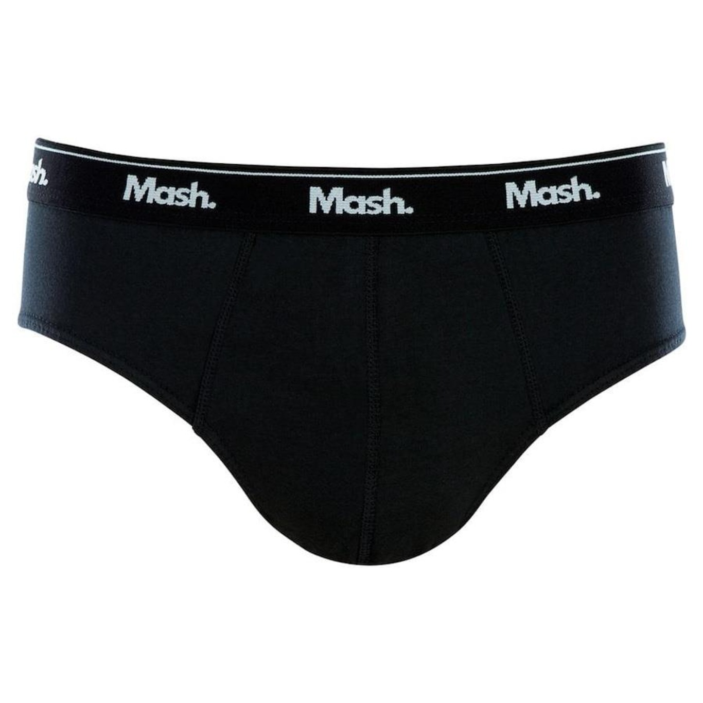 Cueca Slip Mash Masculina Algodão Elástico Básica Conforto - Foto 1