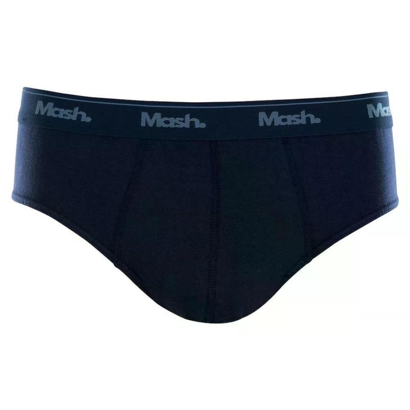 Cueca Slip Mash Masculina Algodão Elástico Básica Conforto - Foto 1