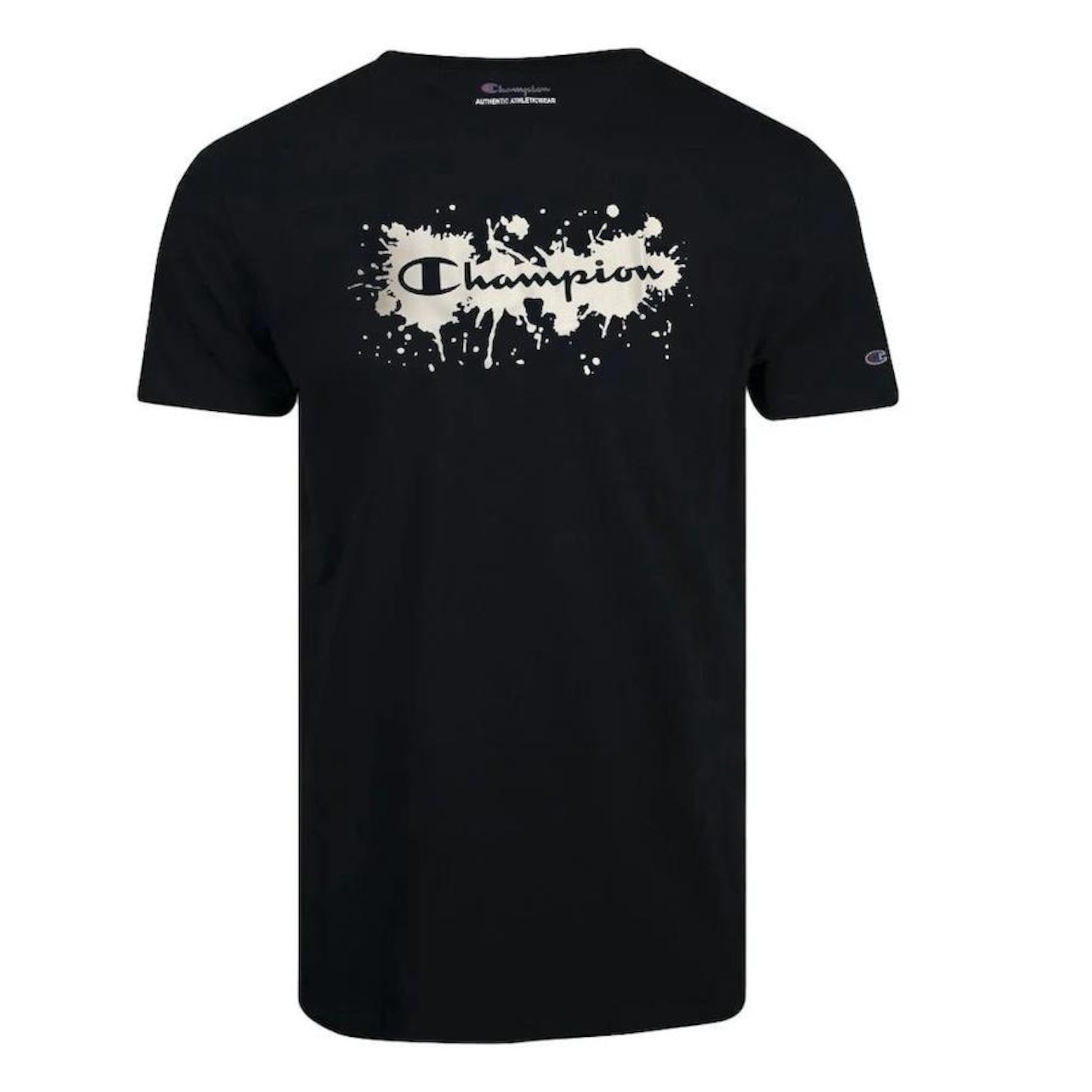 Camiseta Champion Ath Clr Pait Nsplatter Ink - Masculina - Foto 1