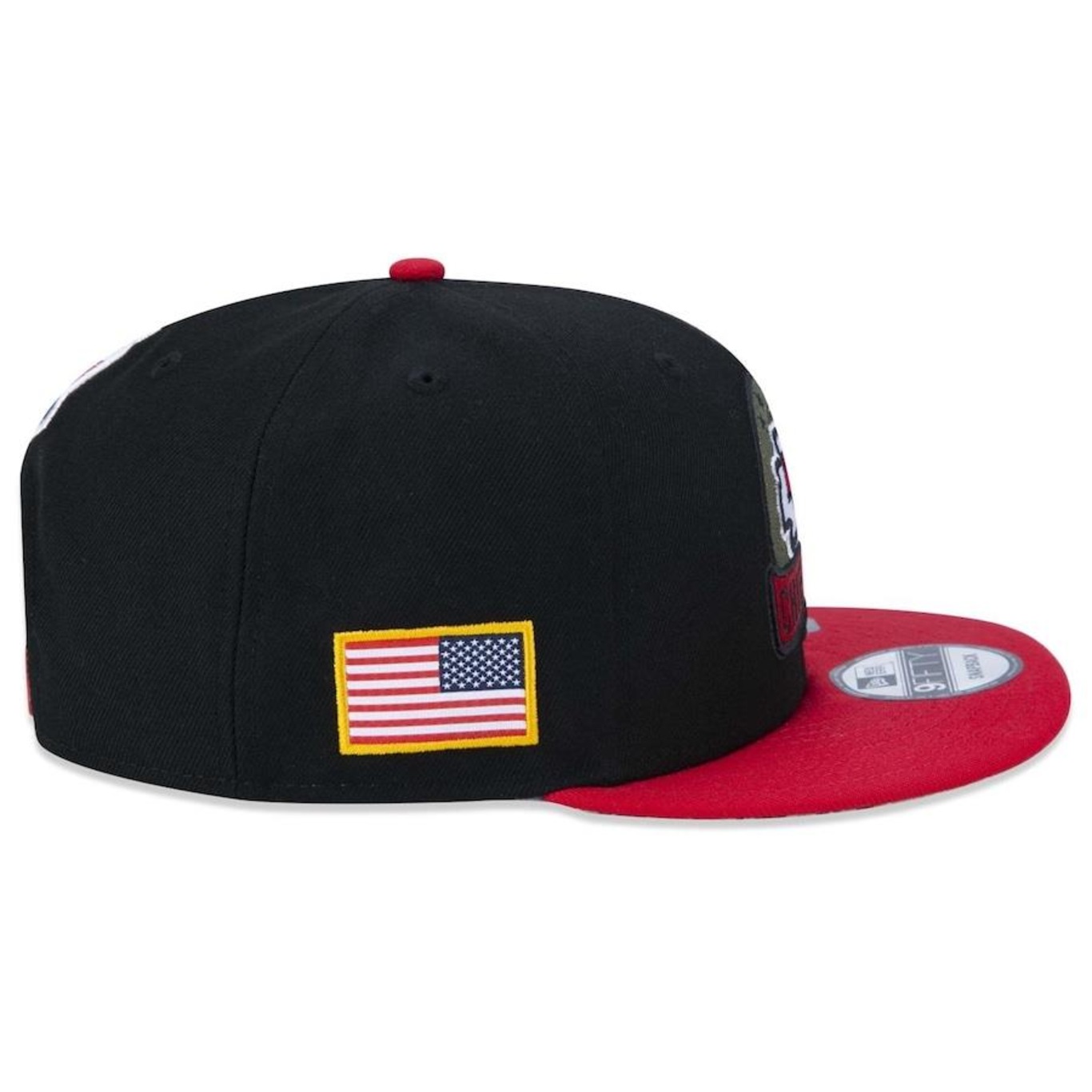 Boné Aba Reta New Era 9Fifty Kansas City Chiefs Salute To Service 2022 - Snapback - Adulto - Foto 6