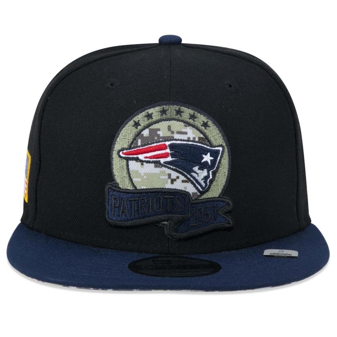 Boné Aba Reta New Era 9Fifty New England Patriots Salute To Service 2022 - Snapback - Adulto - Foto 2