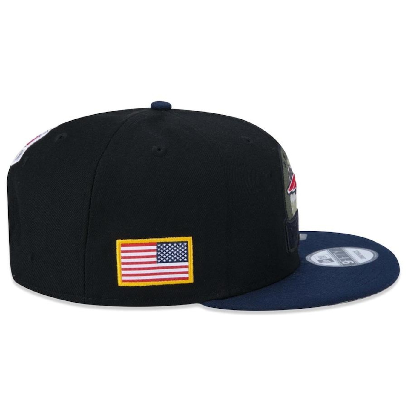 Boné Aba Reta New Era 9Fifty New England Patriots Salute To Service 2022 - Snapback - Adulto - Foto 6