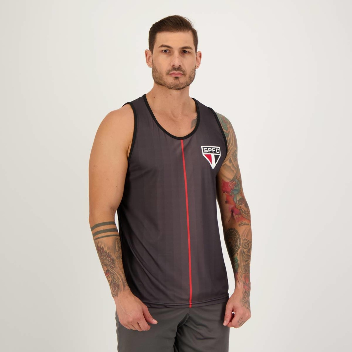 Camiseta Regata do São Paulo Futfanatics Flag - Masculina - Foto 2