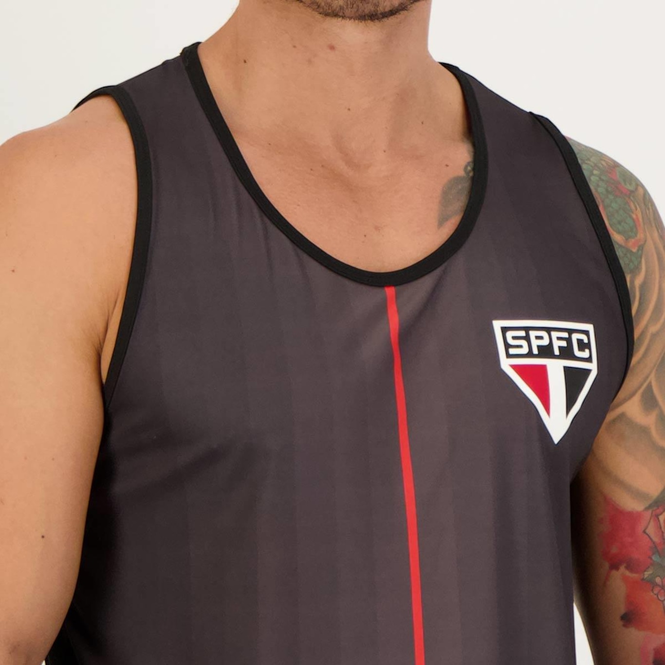 Camiseta Regata do São Paulo Futfanatics Flag - Masculina - Foto 4