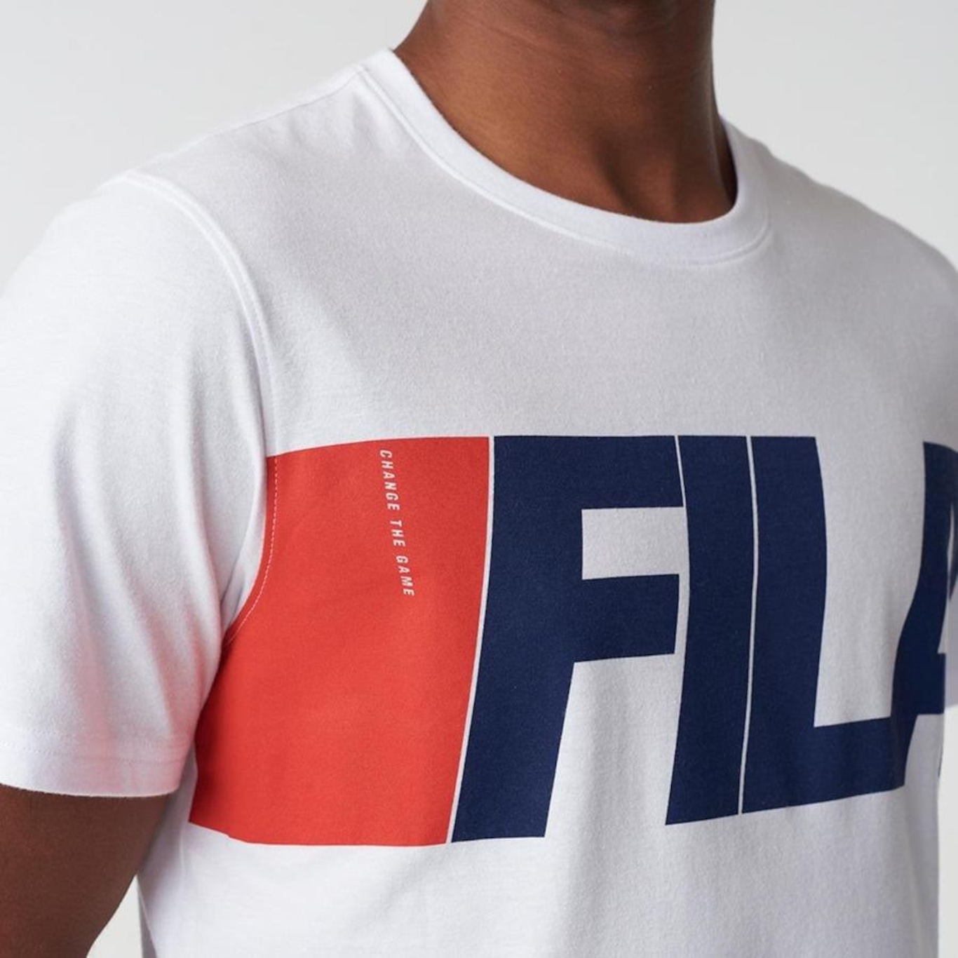 Camiseta Fila Italic Lifestyle - Masculina - Foto 4