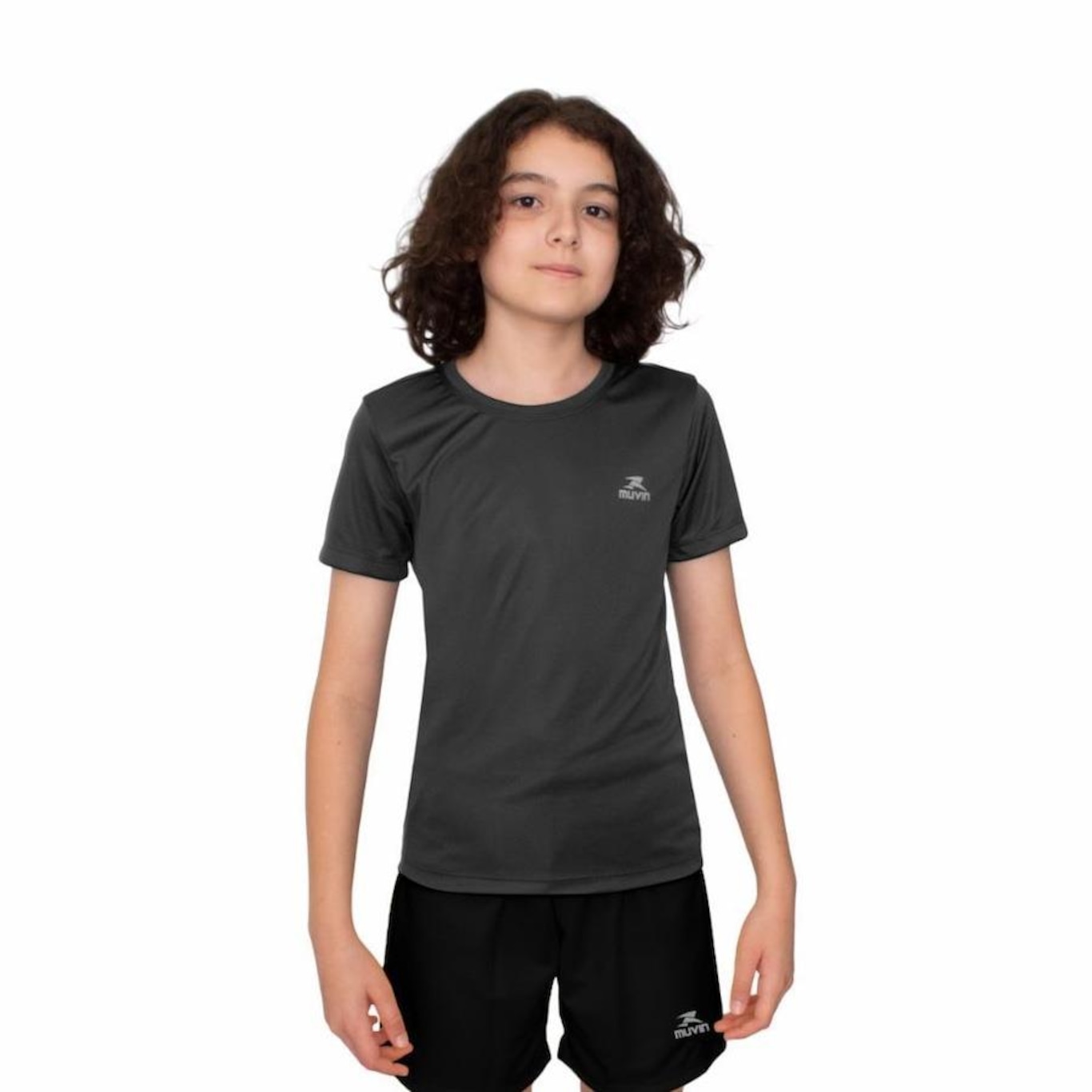 Camiseta Muvin Dry Basic Proteção FPS50 SS - Infantil - Foto 1