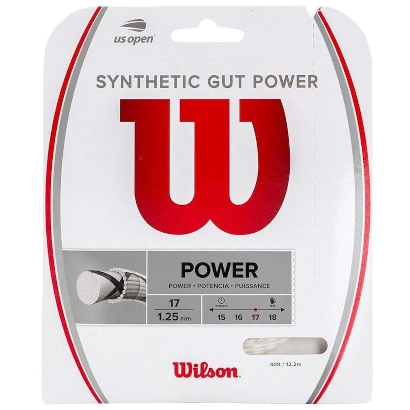 Corda Wilson Synthetic Gut Power 17L - 1.25mm - Foto 1