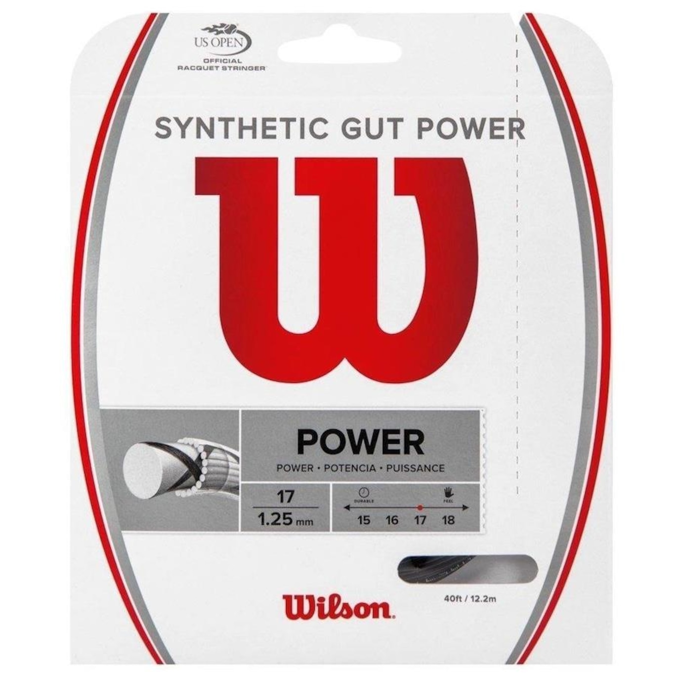 Corda Wilson Synthetic Gut Power 17L - 1.25mm - Foto 1