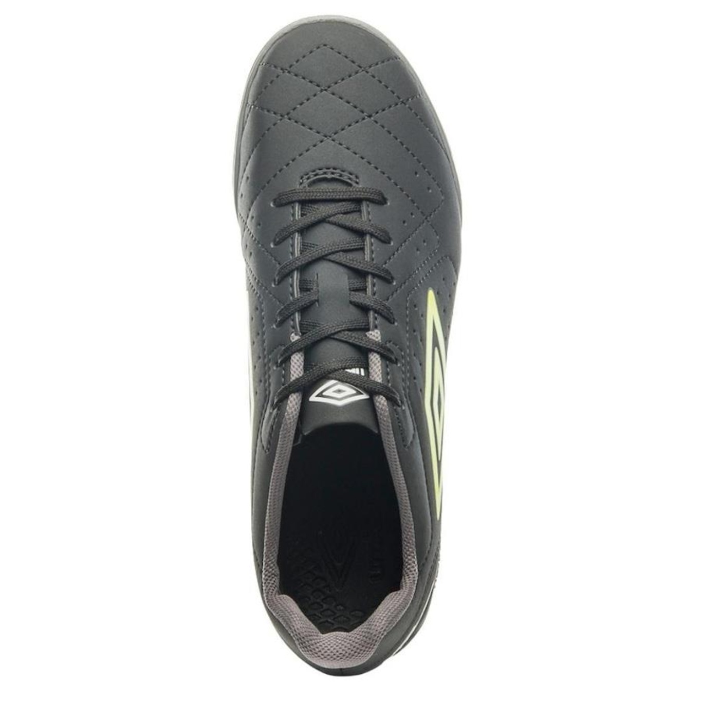 Chuteira Umbro Society Neo Striker Masculino Preto e Verde - Foto 4