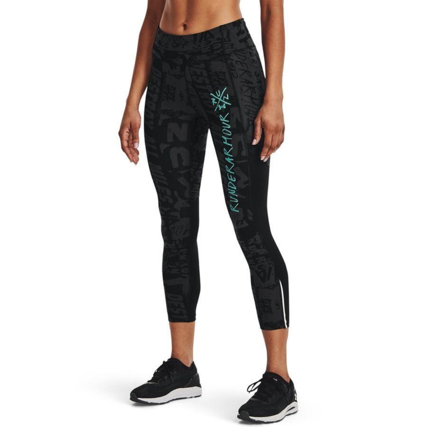 Calça Legging Under Armour Destroy All Miles - Feminina - Foto 1