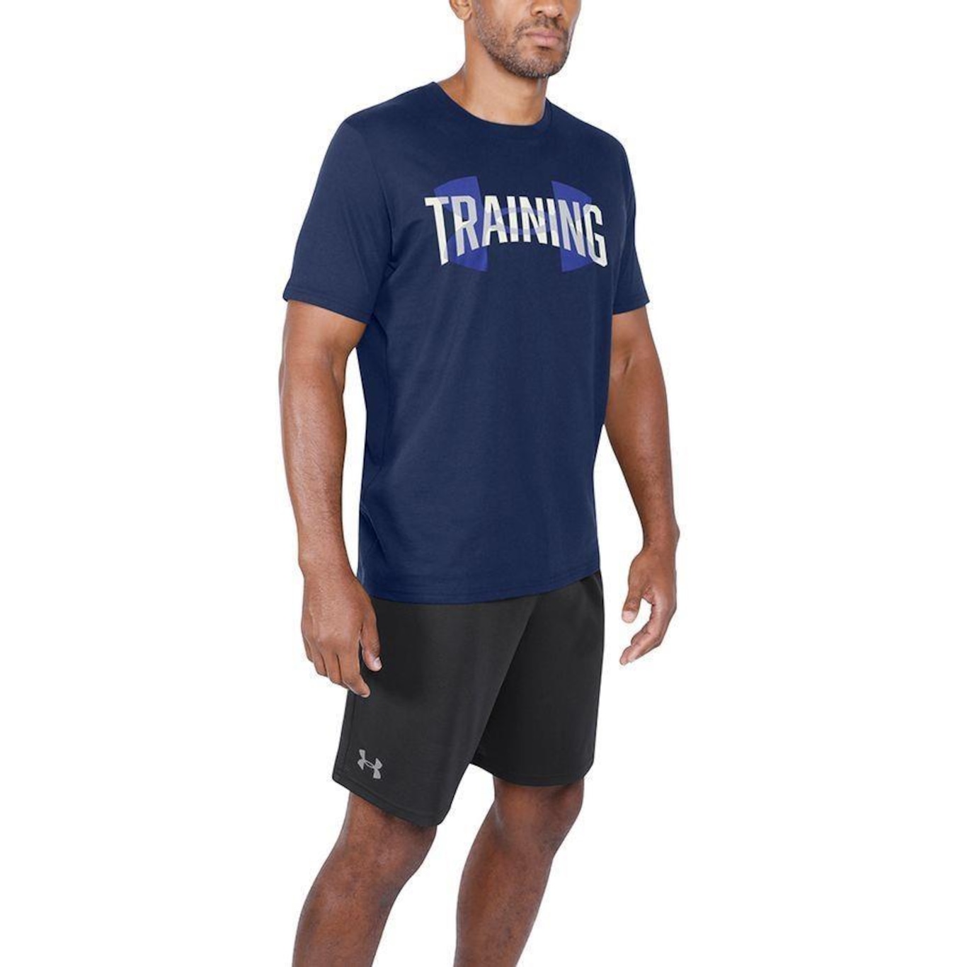 Camiseta Under Armour Training Overlay SS - Masculina - Foto 2