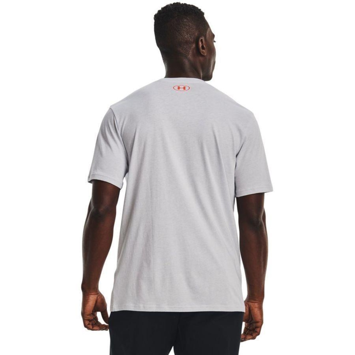 Camiseta Under Armour Big Logo Masculina - Preto+Branco