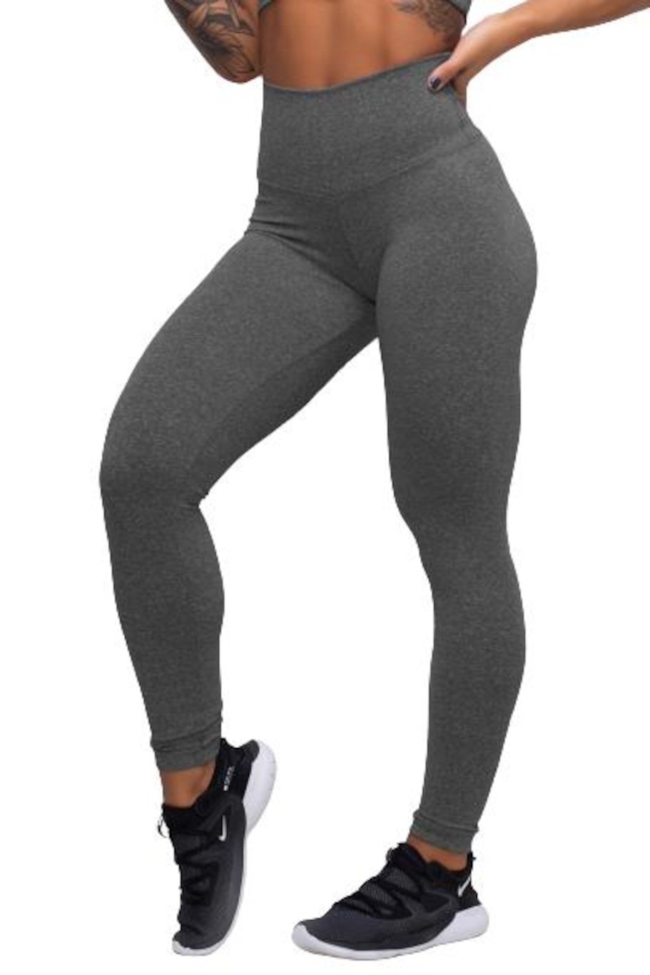 Kit Calça Legging Belmento Básica Cintura Alta - 2 Unidades - Feminina - Foto 2