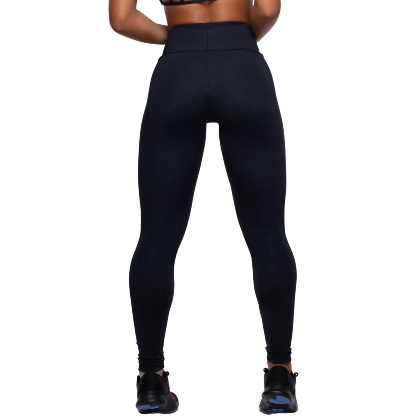 Kit Calça Legging Belmento Básica Cintura Alta - 2 Unidades - Feminina - Foto 4