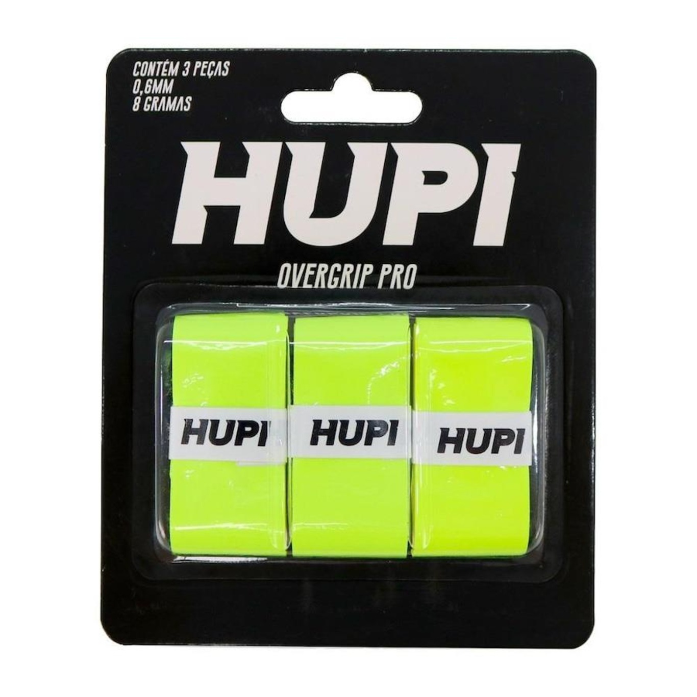 Overgrip HUPI Pro Amarelo Pack 03 Unidades - Foto 1