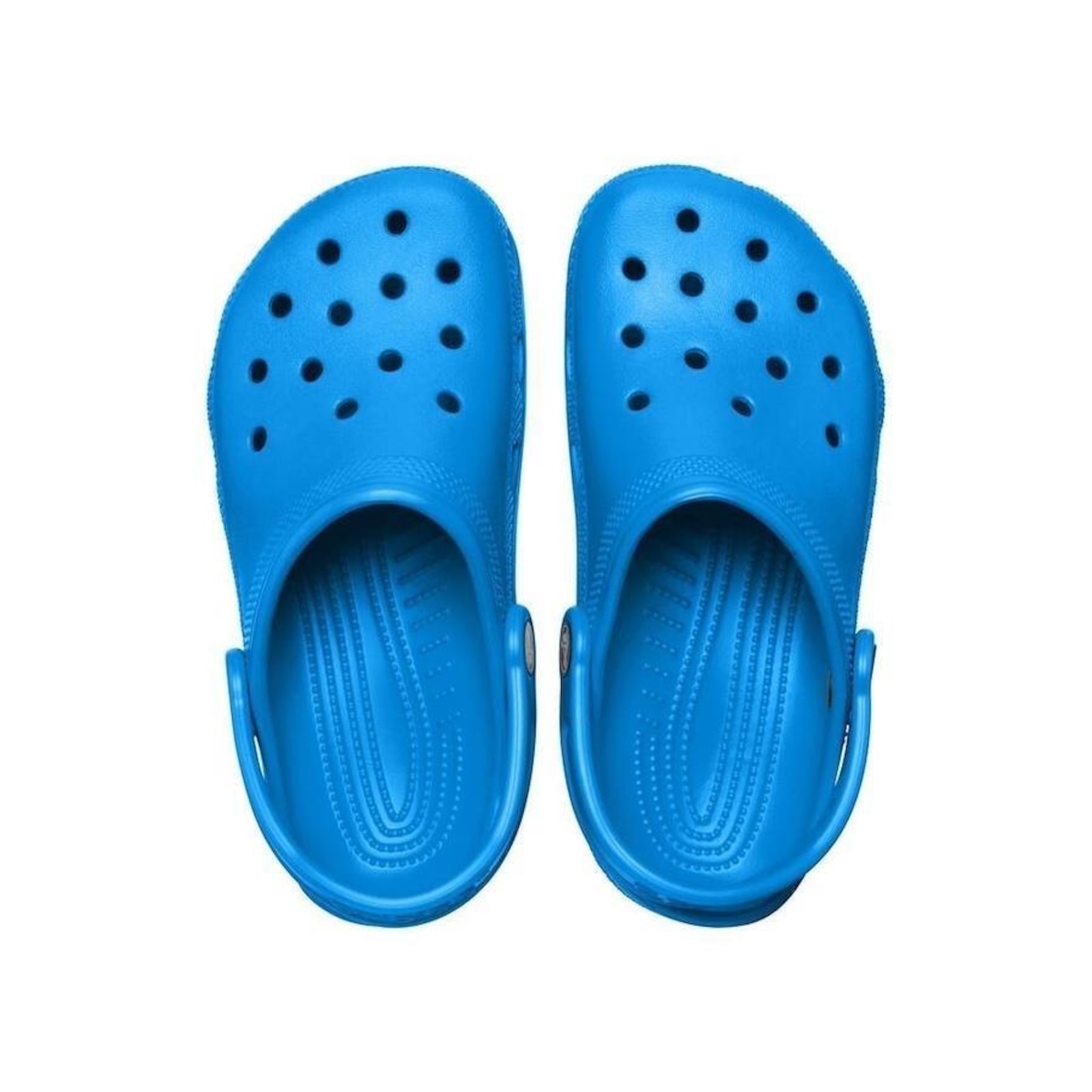 Sandália Crocs Classic Clog Bright Cobalt - Infantil - Foto 5