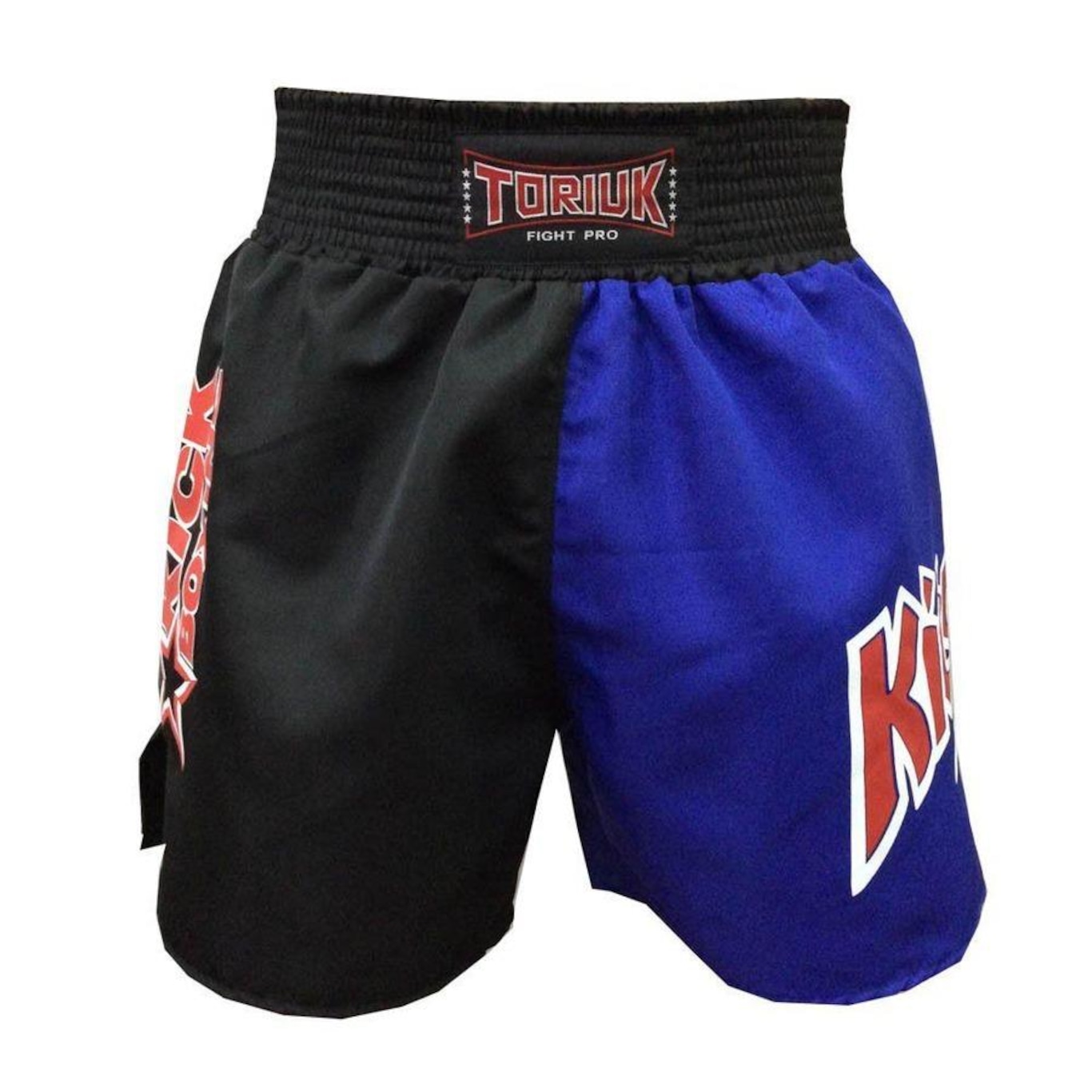 Calção Short Kickboxing New K1 Preto/Azul- Toriuk - Foto 3