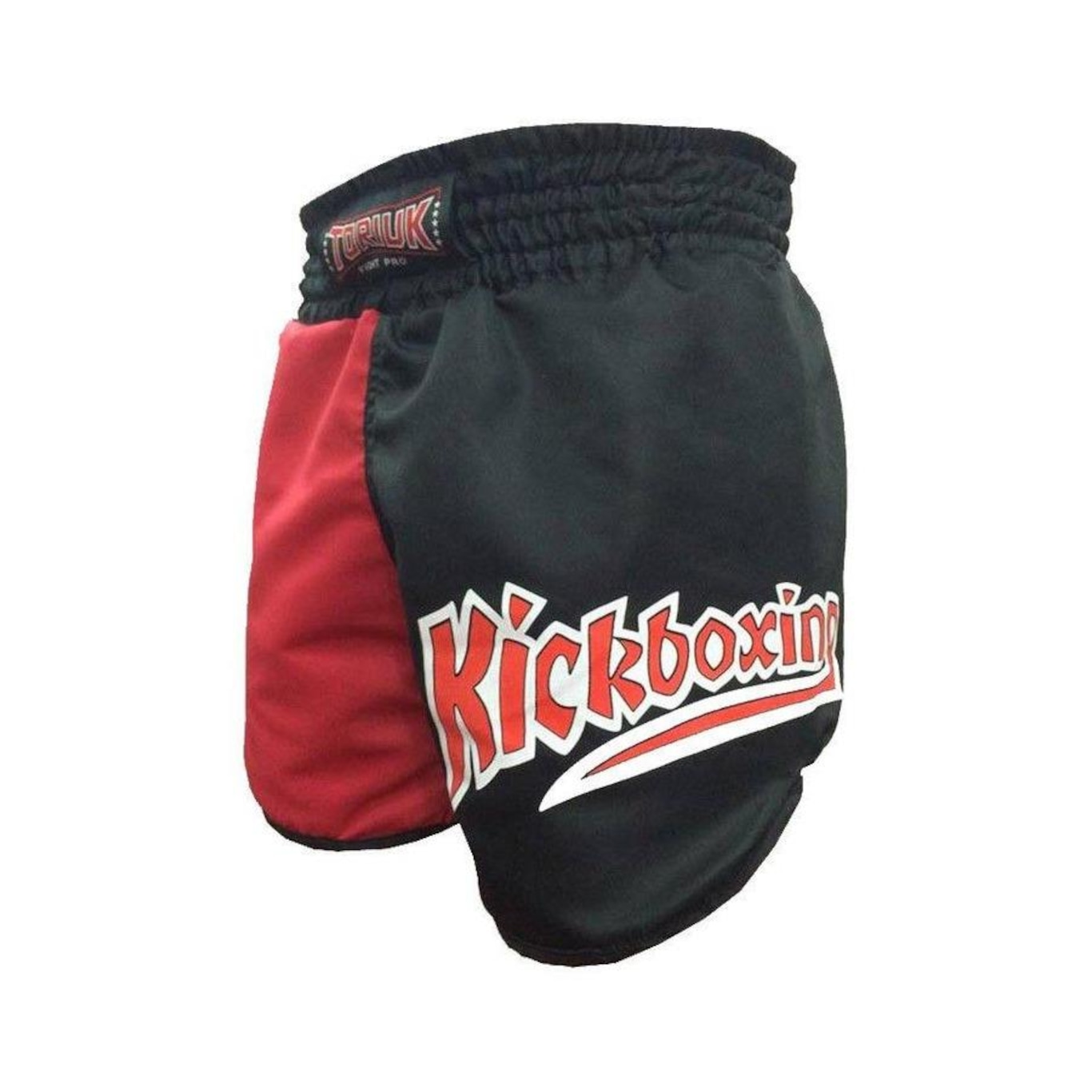 Calção Short Kickboxing K1 Cavado Preto/Vermelho Toriuk - Foto 1