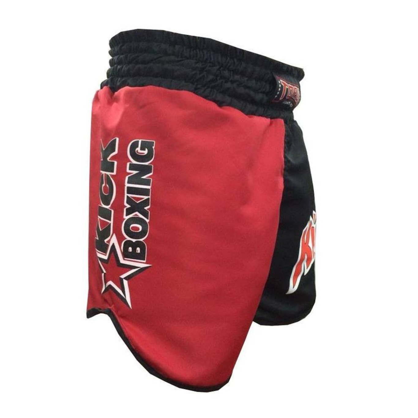 Calção Short Kickboxing K1 Cavado Preto/Vermelho Toriuk - Foto 3