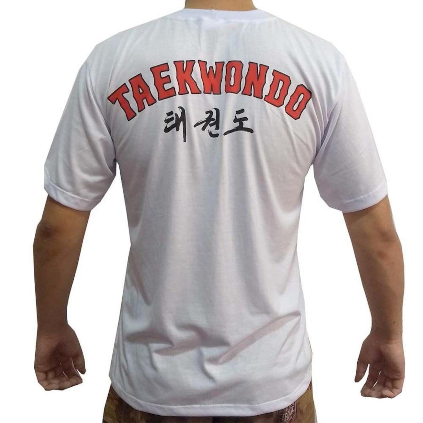 Camiseta de Treino Toriuk Taekwondo Flags - Masculina Branco