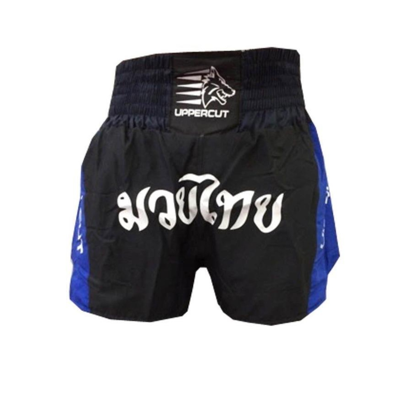 Calção Short Muay Thai Traditional Preto/Azul- Uppercut - Foto 2