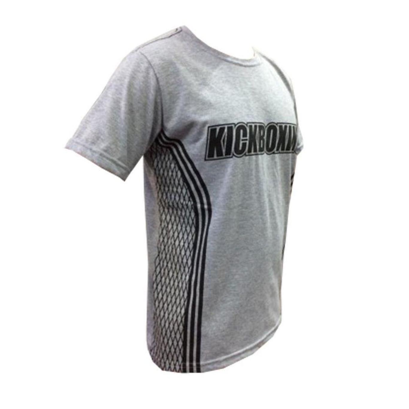 Camisa Camiseta Kickboxing Octagon Cinza Duelo Fight - Foto 2