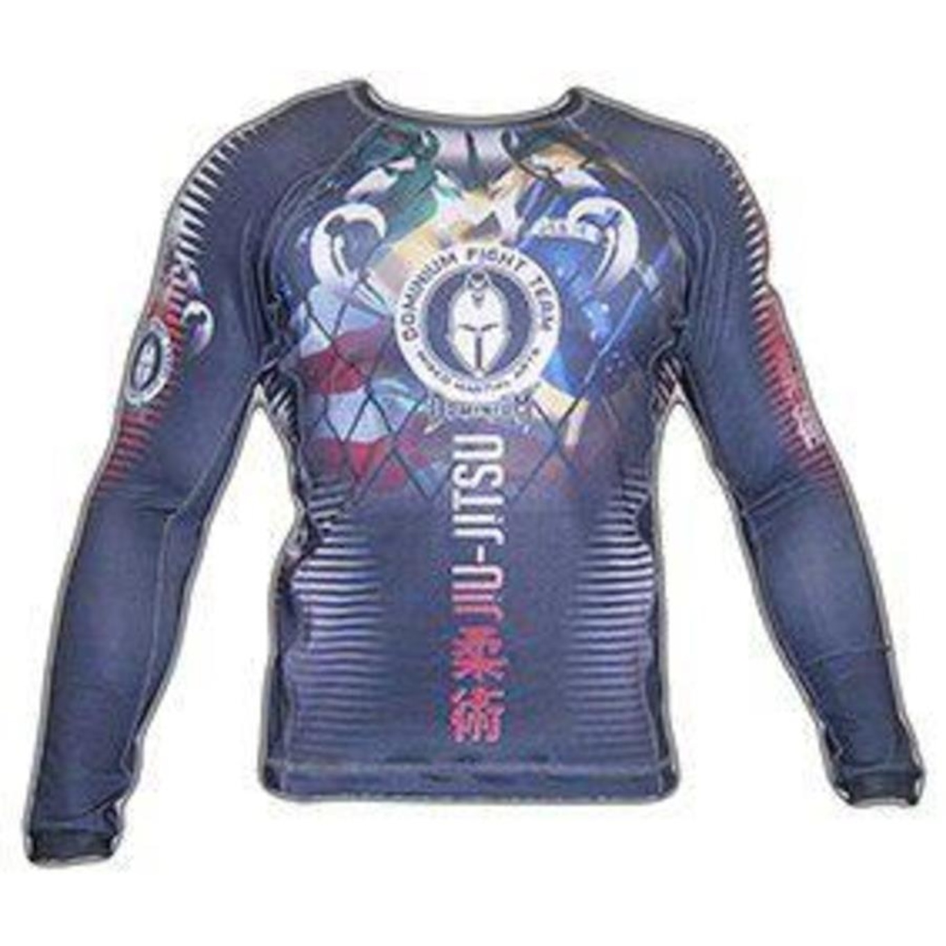 Camisa Rash Guard Manga Longa Preto- 2201P- Dominium . - Foto 4