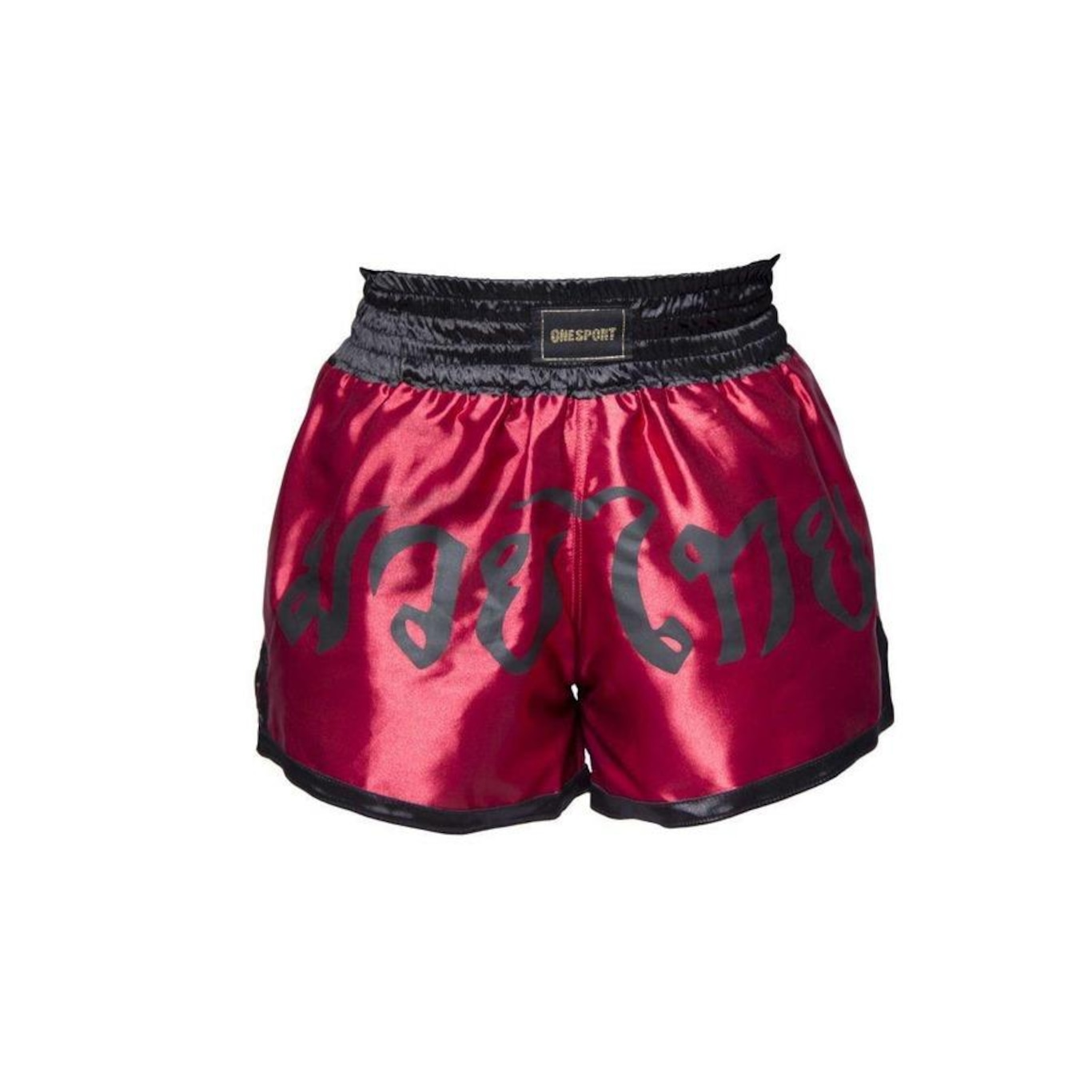 Calção Short Muay Thai King Vermelho/Preto Onne Sport - Foto 1