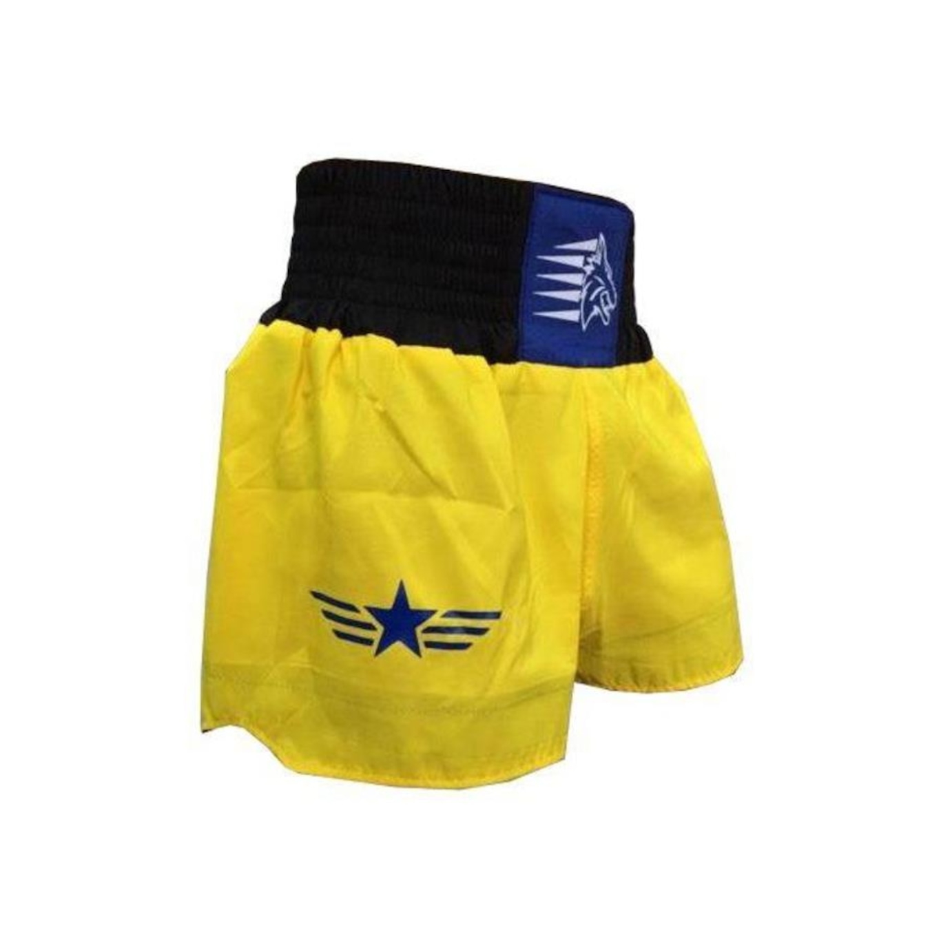 Calção Short Muay Thai Stars Tribal Azul/Amarelo- Uppercut - Foto 2