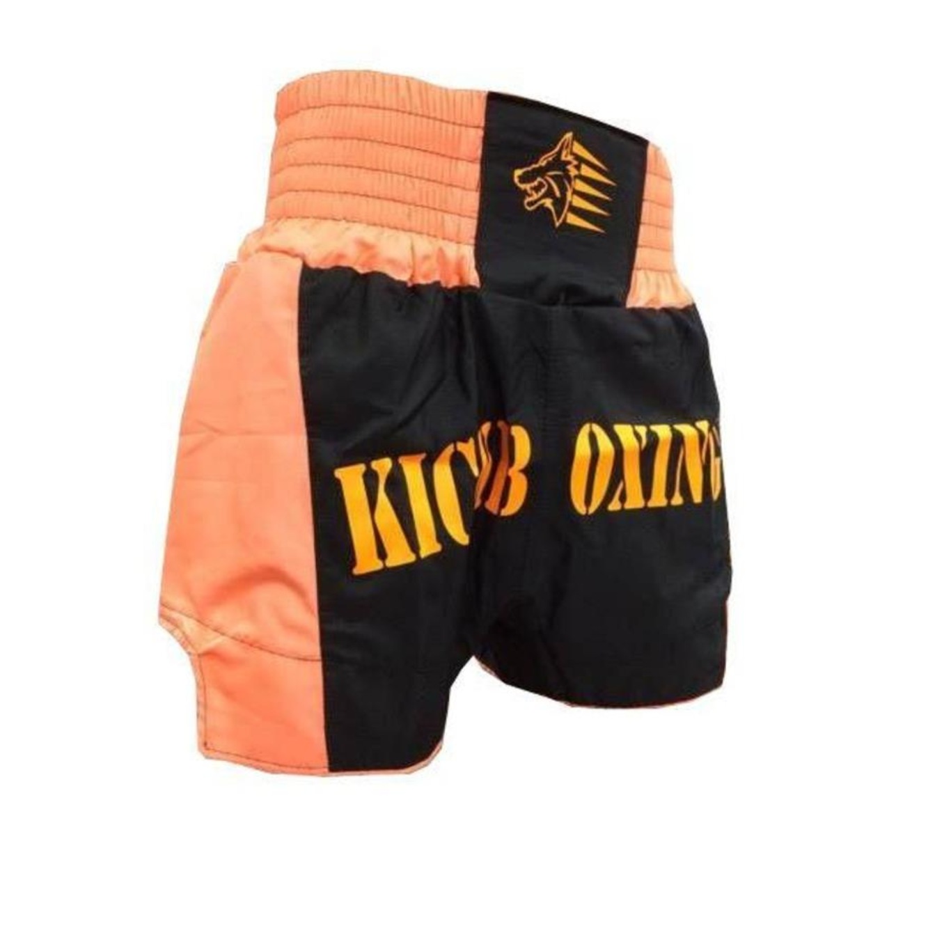 Calção Short Kickboxing Premium Hurricane Preto/Laranja - Foto 2