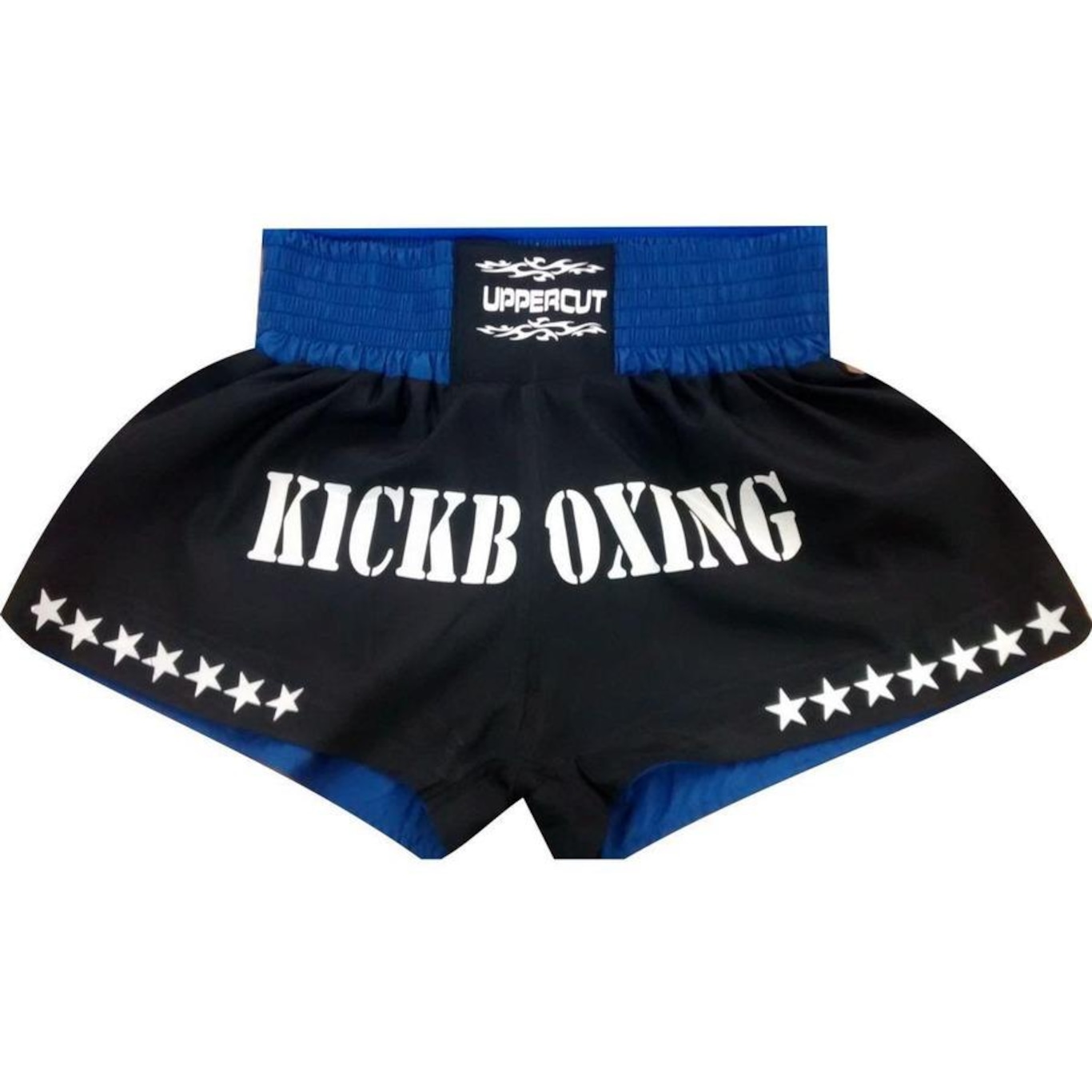 Calção Short Kickboxing  GP Preto/Azul Uppercut - Foto 1