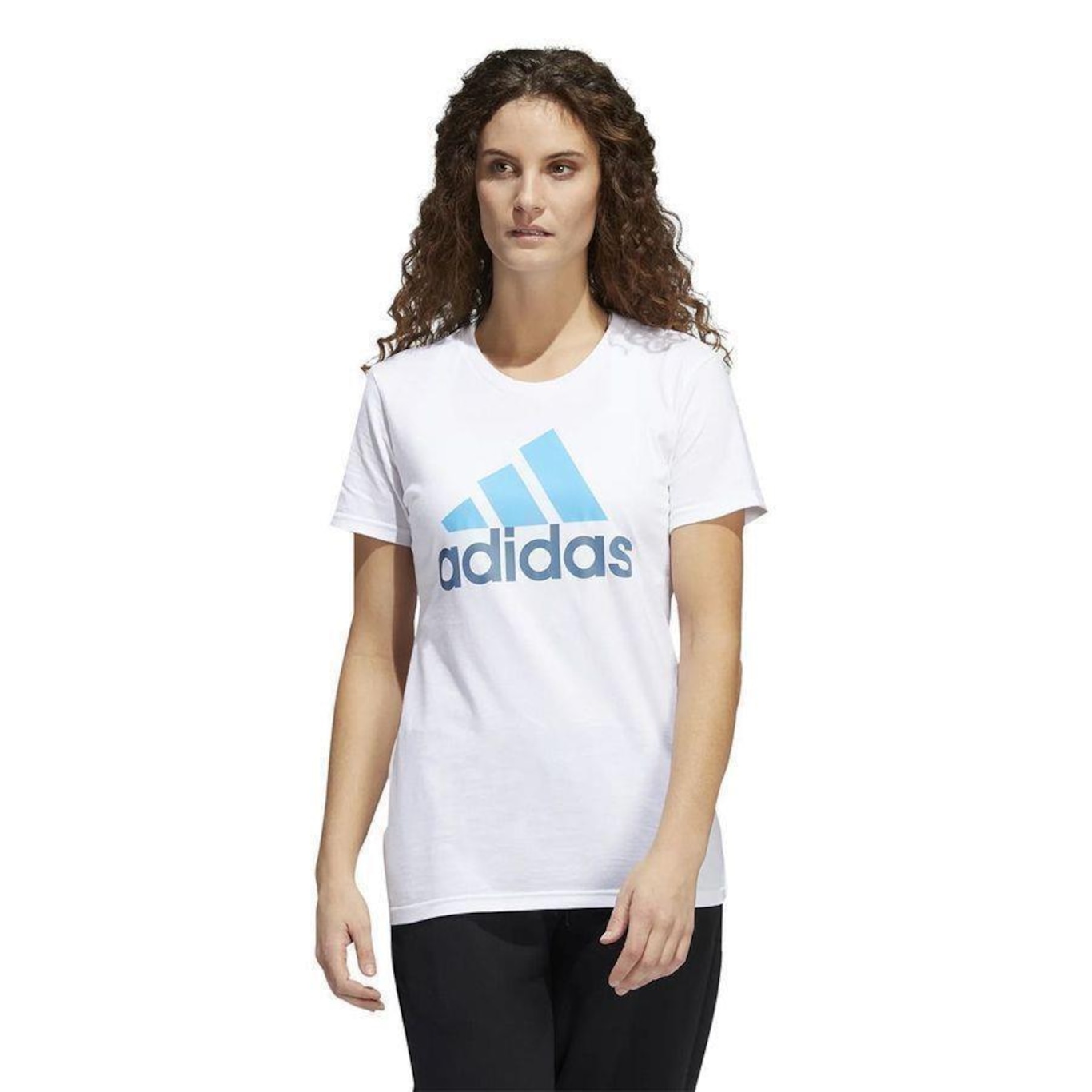 Camiseta adidas Basic Badge of Sport - Feminina - Foto 2