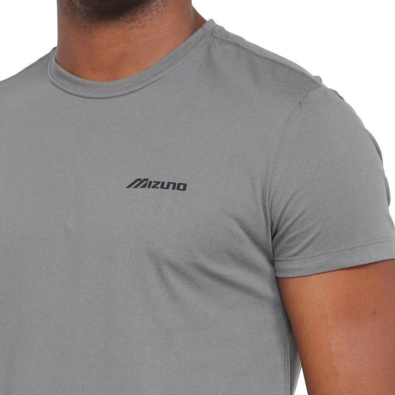 Camiseta Mizuno Casual Basic Logo - Masculina - Foto 3