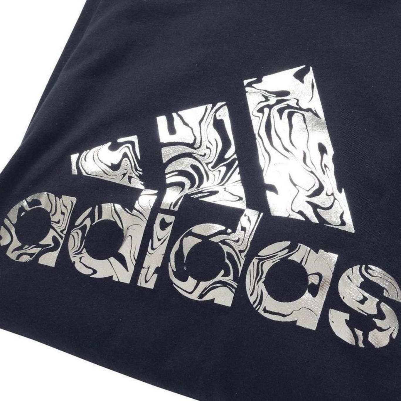 Camiseta adidas Logo Foil - Masculina - Foto 5