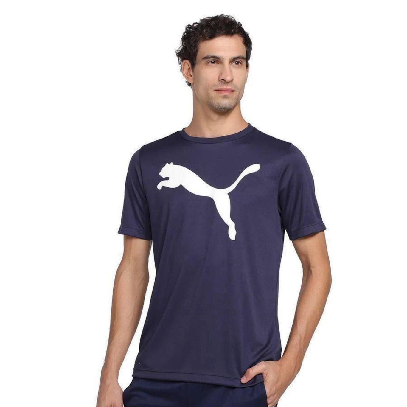 Camiseta Puma Manga Curta Active Big Logo - Masculina - Foto 3