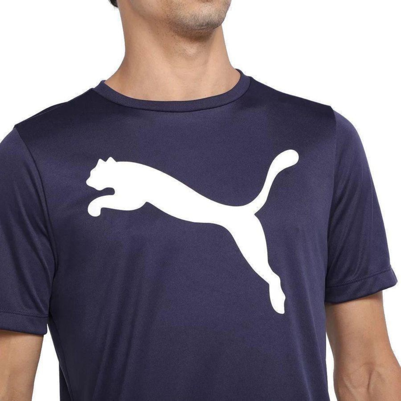 Camiseta Puma Manga Curta Active Big Logo - Masculina - Foto 6