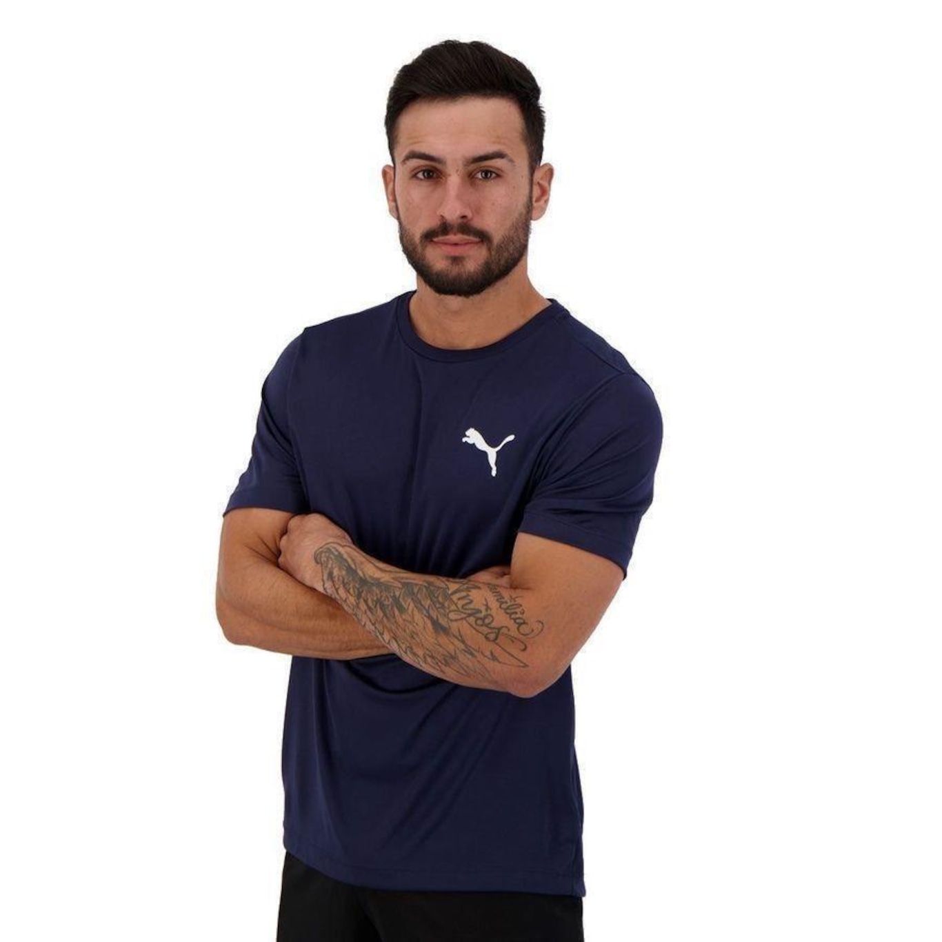 Camiseta Puma Active Small Logo - Masculina - Foto 4