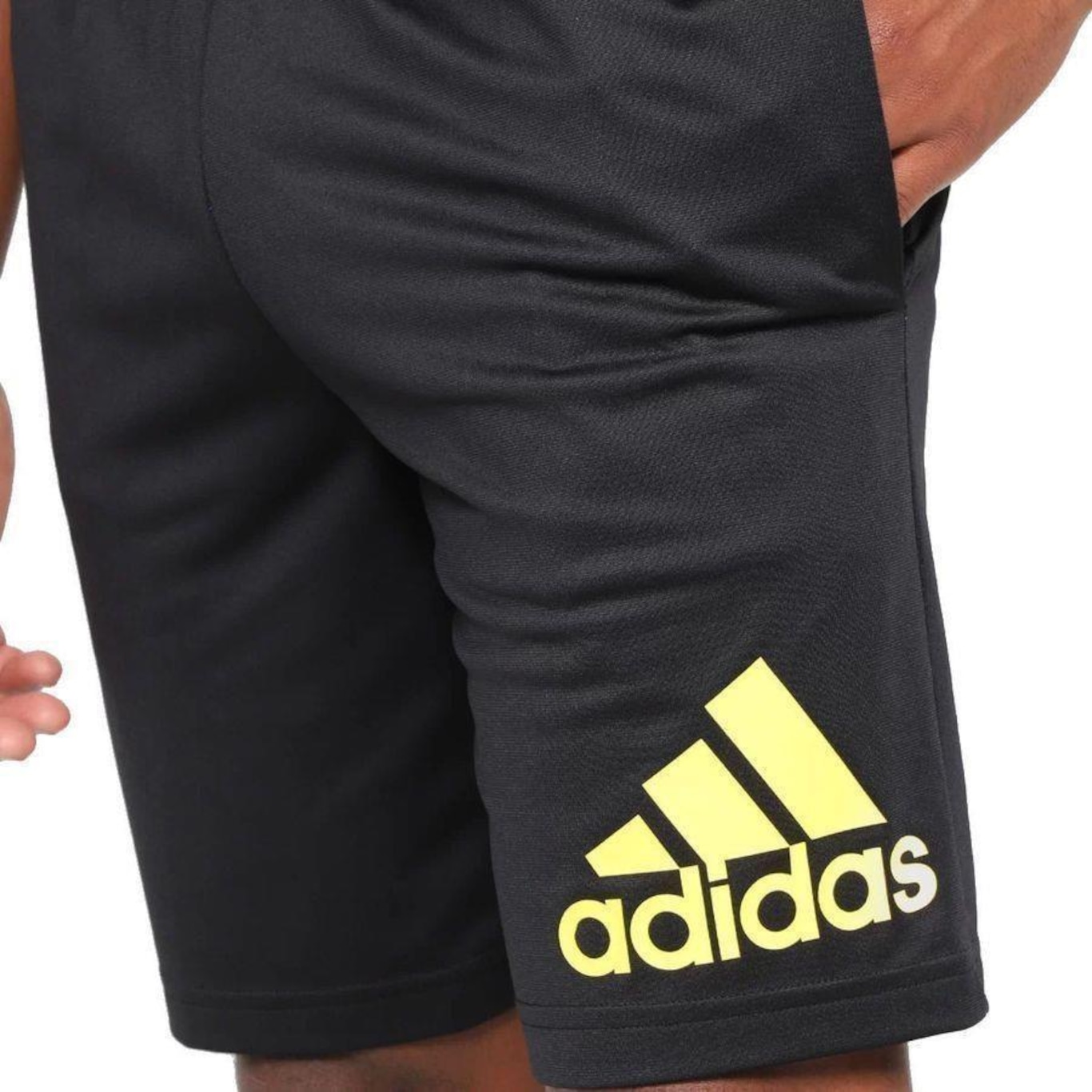 Shorts adidas Knit Logo - Masculino - Foto 3