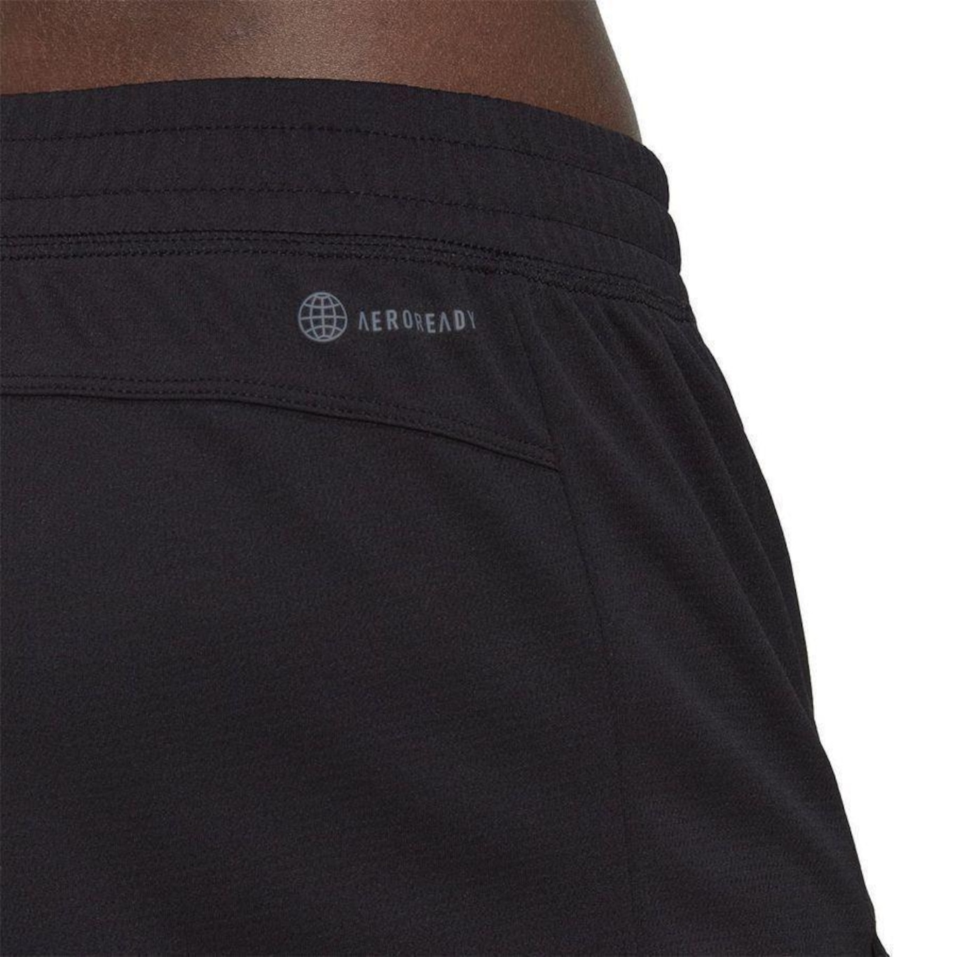 Shorts adidas Malha Pacer 3-bar - Feminino - Foto 5