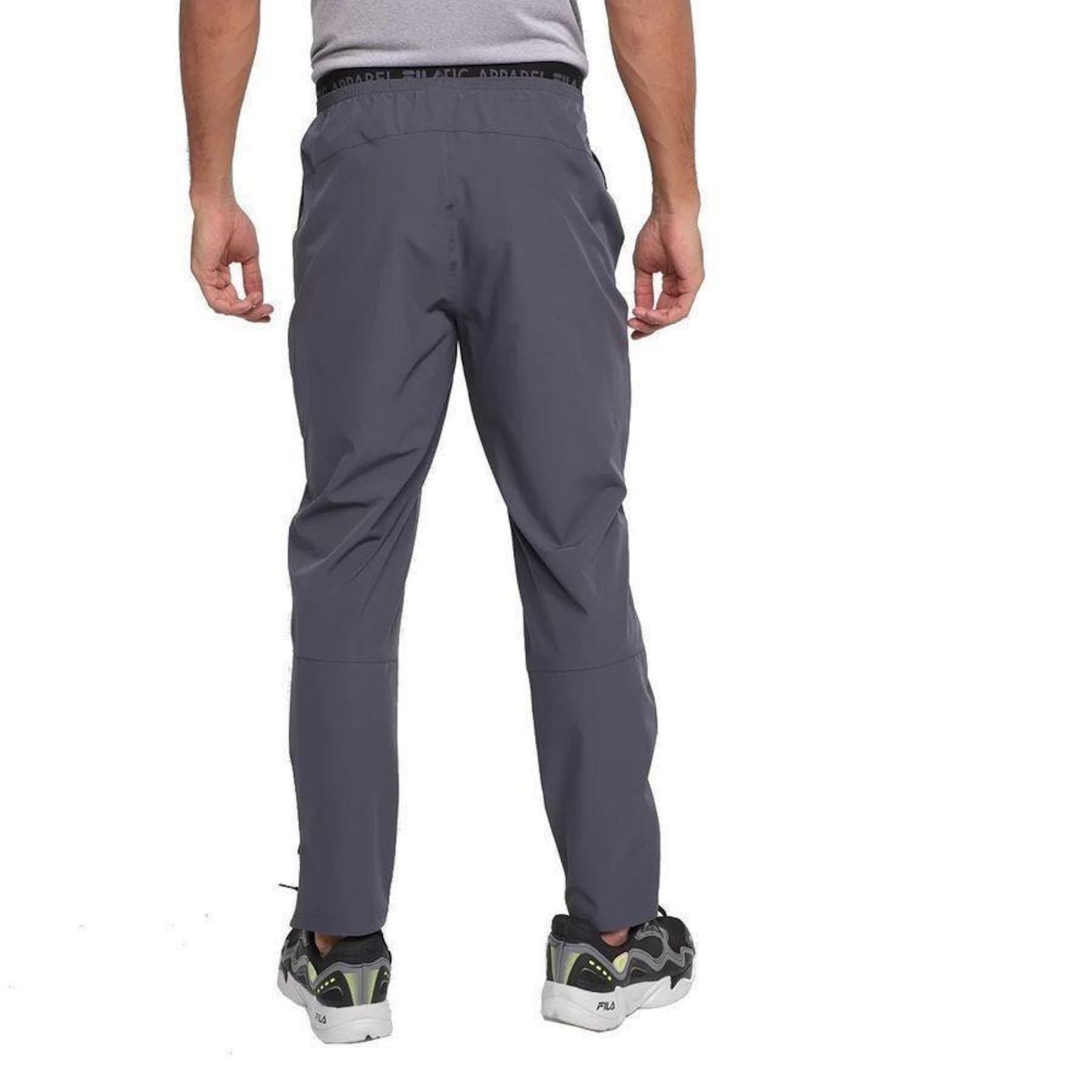 Calça Fila Slim Zip - Masculina - Foto 2