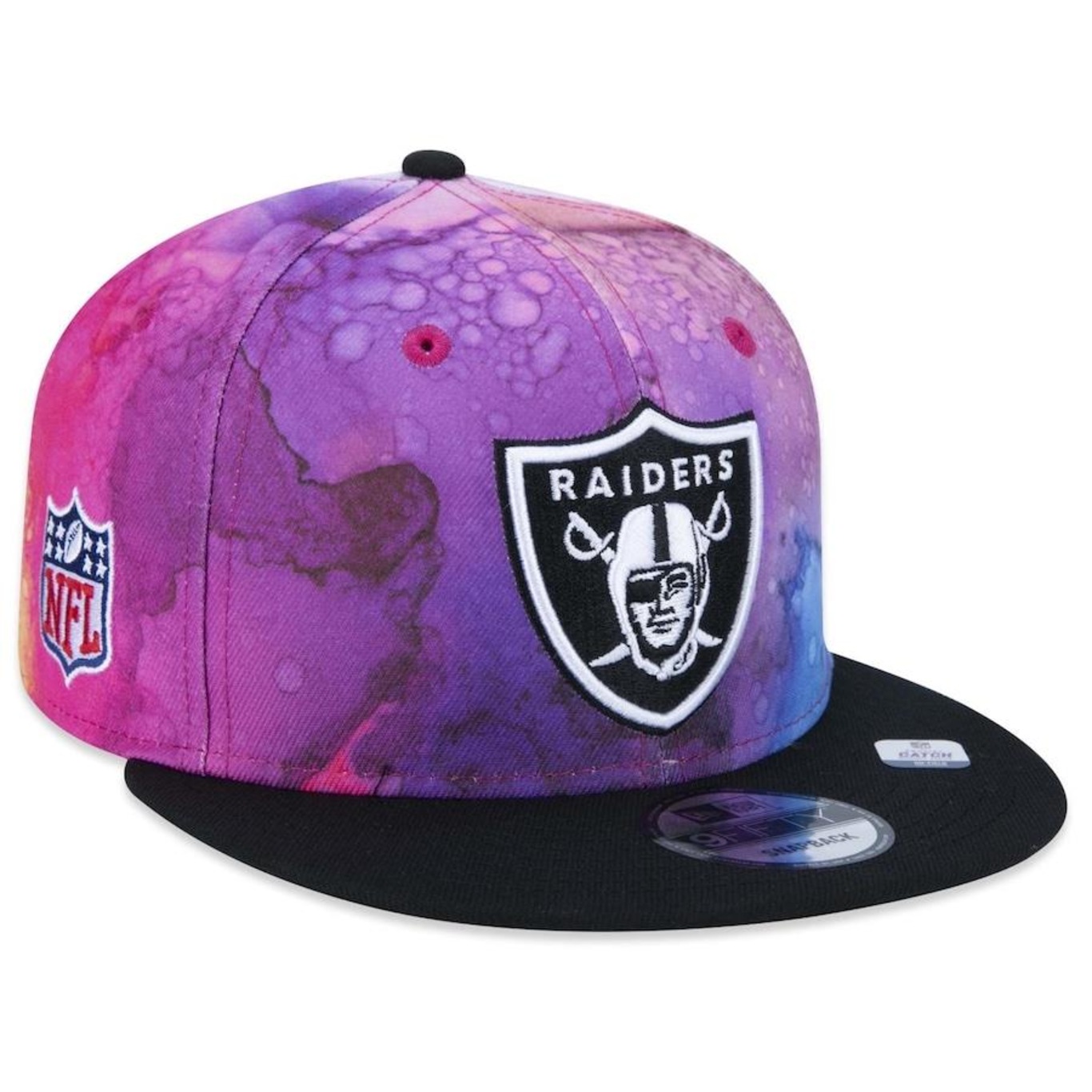 Boné Aba Reta New Era 9Fifty Las Vegas Raiders Crucial Catch 2022 - Snapback - Adulto - Foto 1