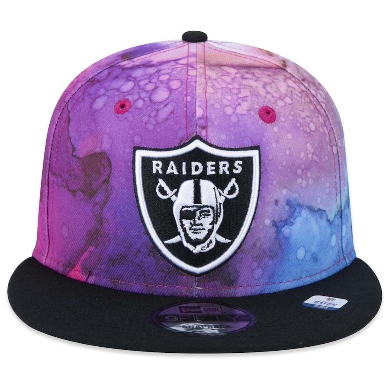 Boné Aba Reta New Era 9Fifty Las Vegas Raiders Crucial Catch 2022 - Snapback - Adulto - Foto 2