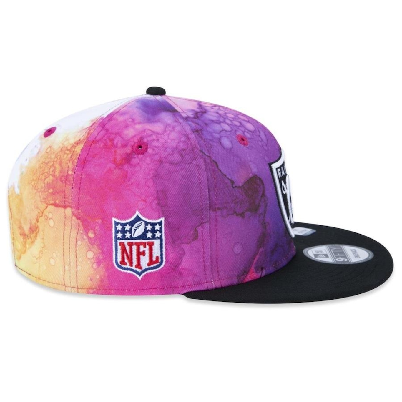 Boné Aba Reta New Era 9Fifty Las Vegas Raiders Crucial Catch 2022 - Snapback - Adulto - Foto 6