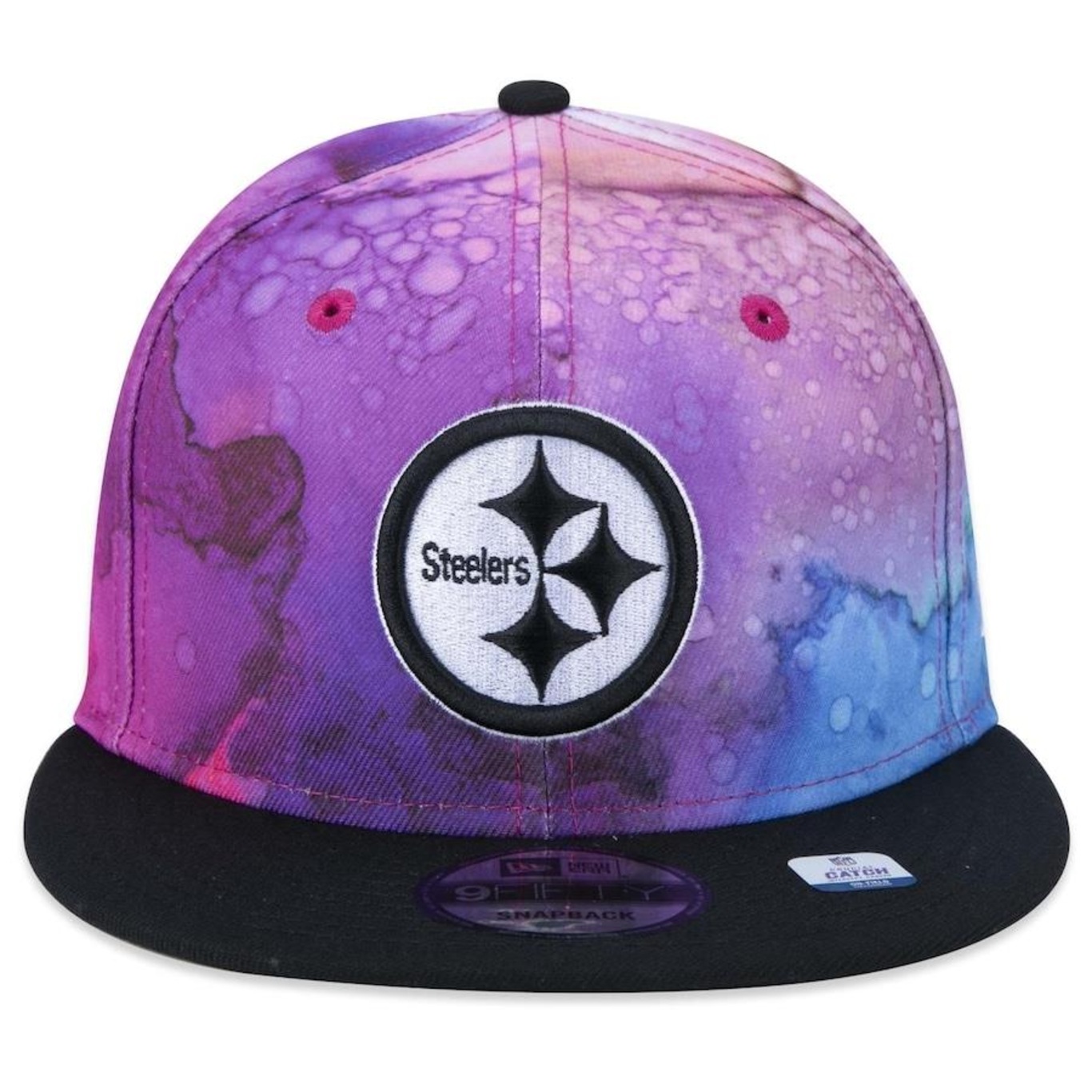 Boné Aba Reta New Era 9Fifty Pittsburgh Steelers Crucial Catch 2022 - Snapback - Adulto - Foto 2