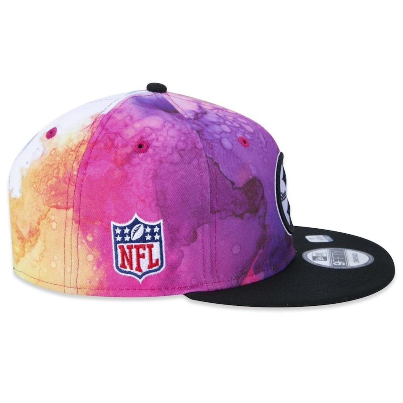 Boné Aba Reta New Era 9Fifty Pittsburgh Steelers Crucial Catch 2022 - Snapback - Adulto - Foto 6