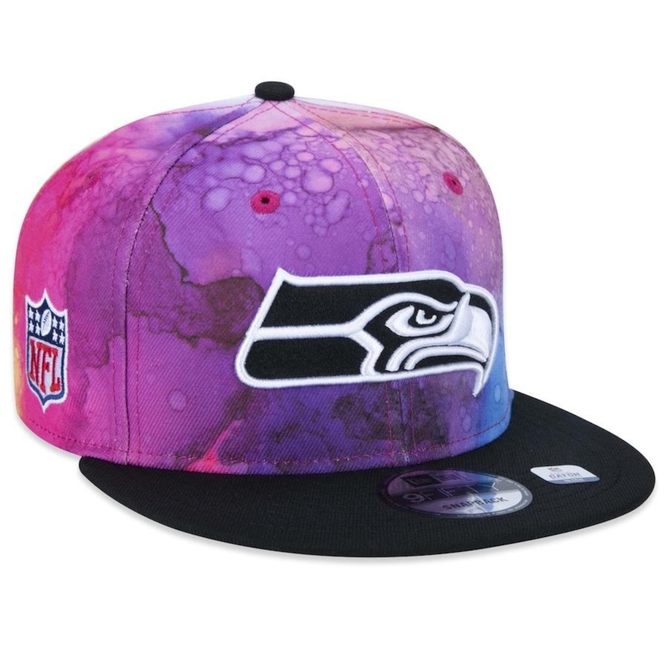 Boné Aba Reta New Era 9Fifty Seattle Seahawks Crucial Catch 2022 - Snapback - Adulto - Foto 1